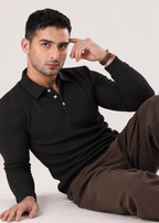 VEYRON TEXTURED SHIRT-BLACK