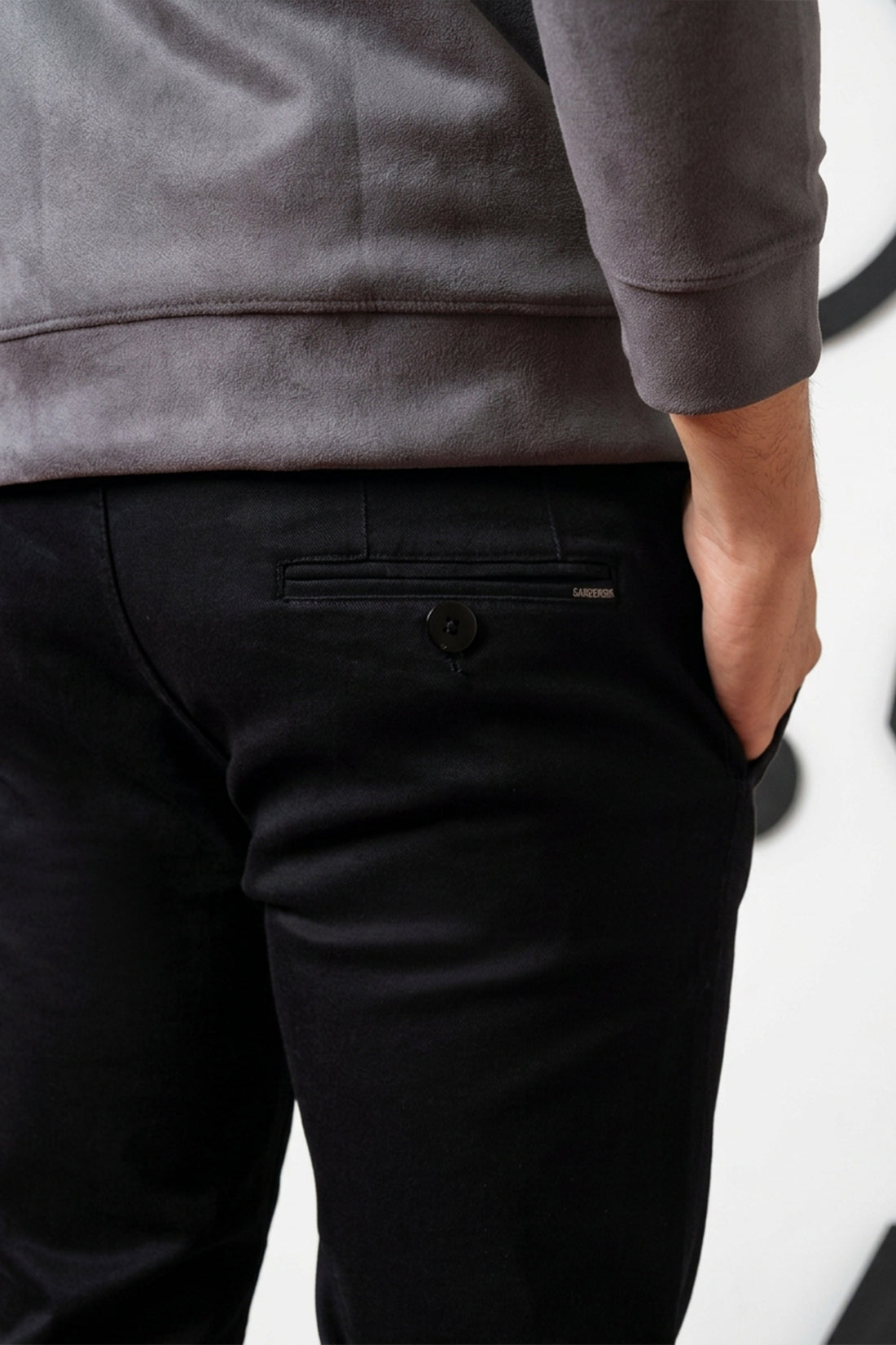 Real Black smart Fit Cotton Pant