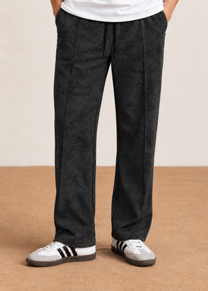 Vintage Texture Pant Trouser Black