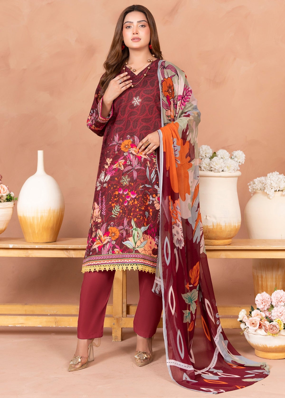 Aura Chamki Digital Printed 3PClawn suits