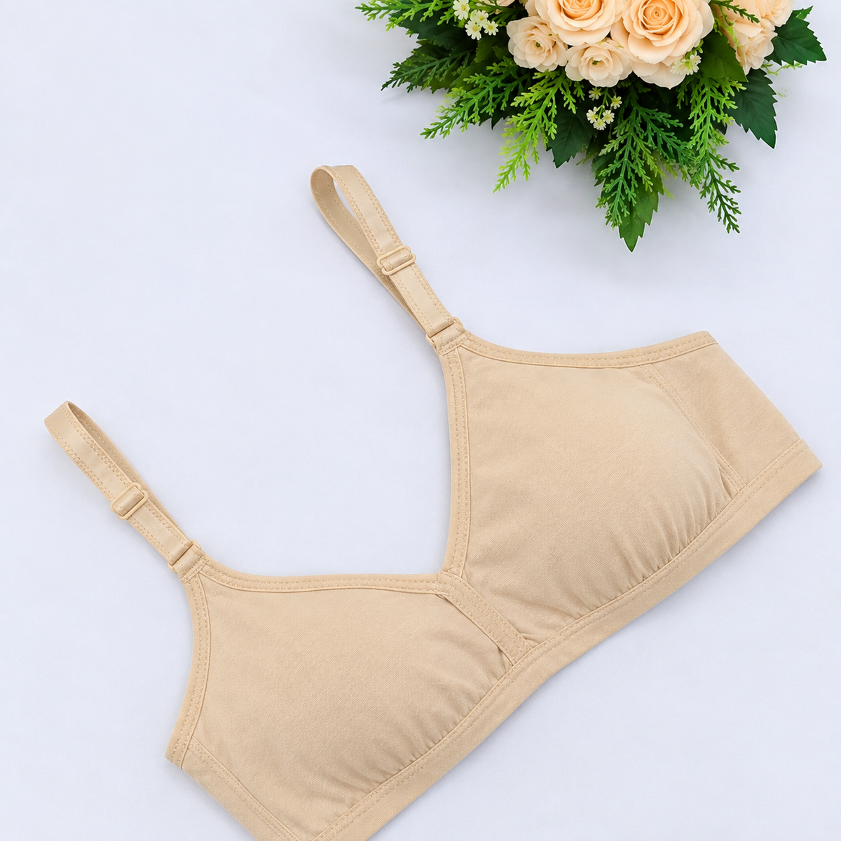 Cotton skin bra
