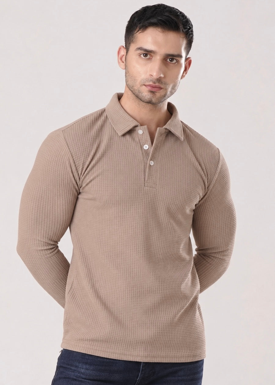 VEYRON TEXTURED SHIRT-SKIN