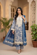3 PC EMB LAWN RTW  SUIT D-18