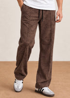 Vintage Texture Pant Trouser Brown