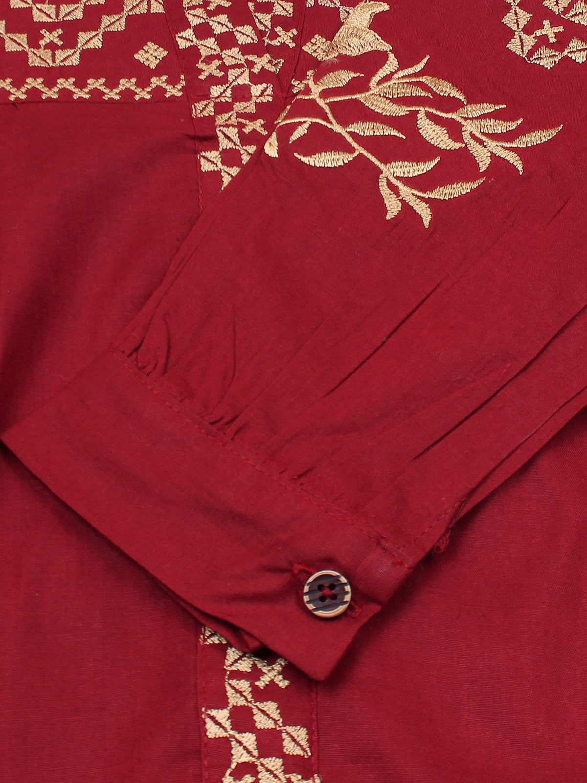 Girls Summer 2Pcs Embroidered Suit VG77-D