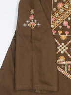 Girls Summer 2Pcs Embroidered Suit VG159-B