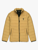 Full Sleeves Puffer Jacket Boys & Girls Dark VJ05 (Tan)