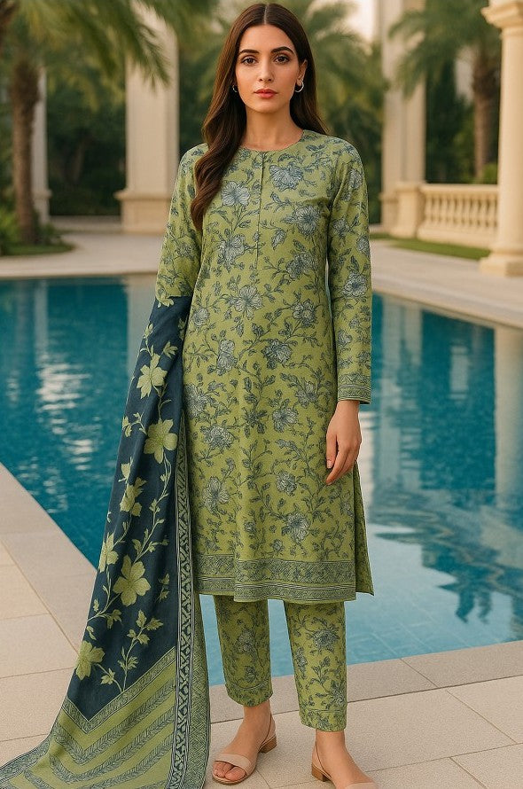 Nishat Printed Bana Dora Lawn 3PC | Unstitched Lawn Suit