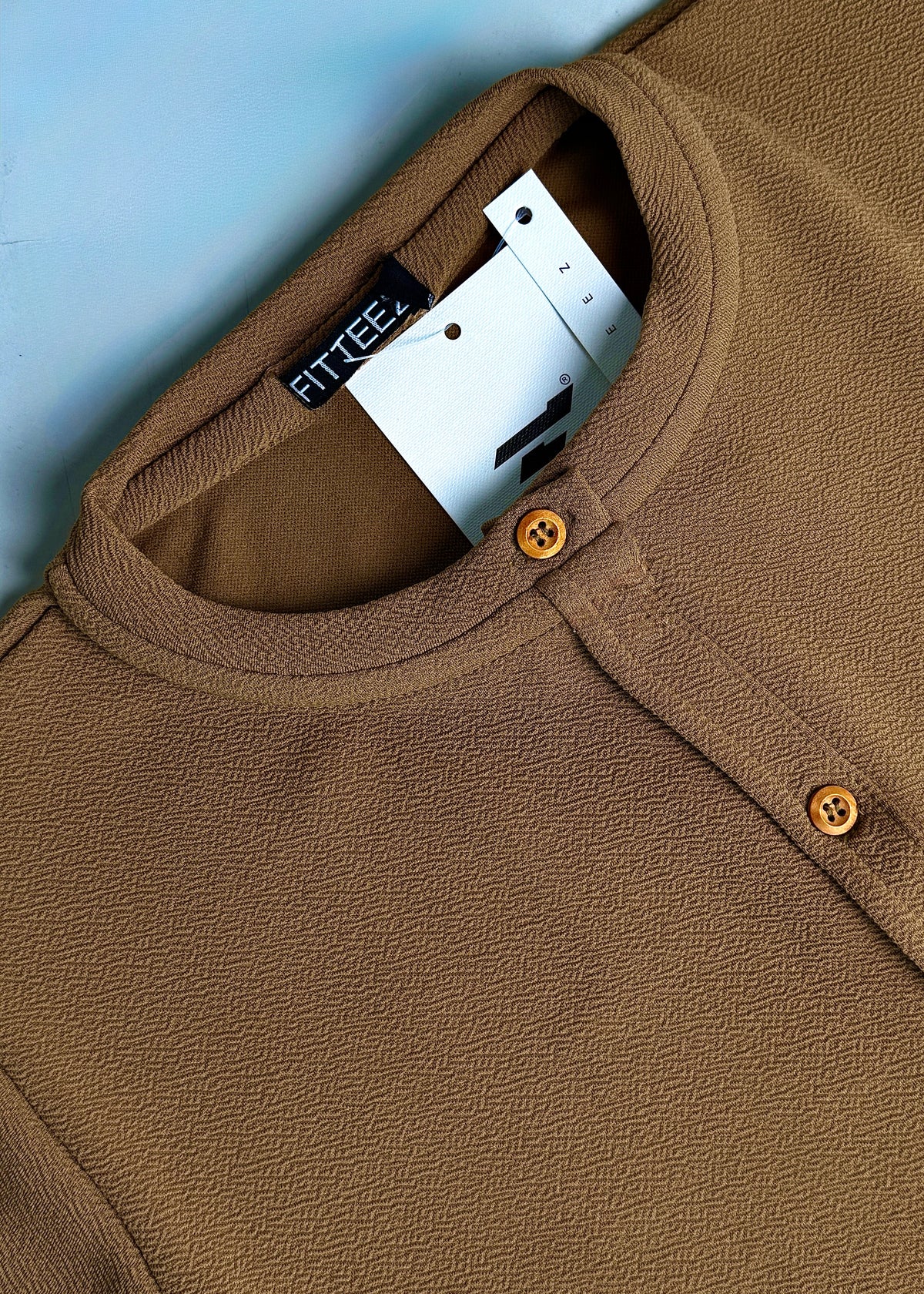 THE EVENING TWILL SHIRT-TAN