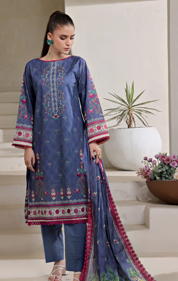 Al Zohaib 3PC Digital Printed Lawn Suit