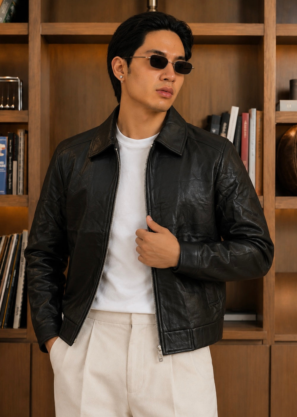 THE AVENOR-FORM JACKET-BLACK