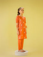 Girls Summer 2Pcs Embroidered Suit VG145-B