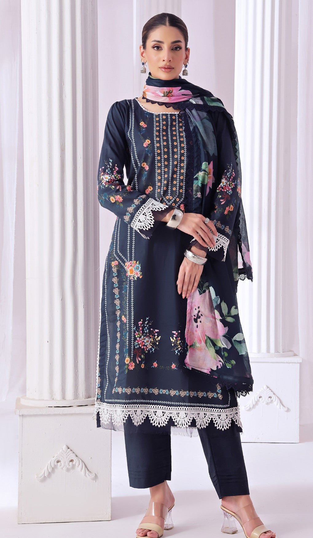 Al Zohaib 3PC Digital Printed Lawn Suit