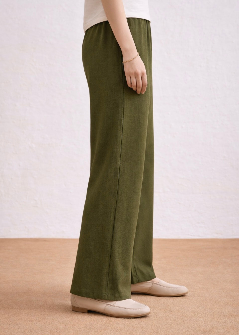 THE CREPE TEXTURE TROUSER-FT