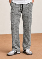 Urban Script Pant Trouser Gray