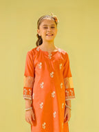 Girls Summer 2Pcs Embroidered Suit VG145-B