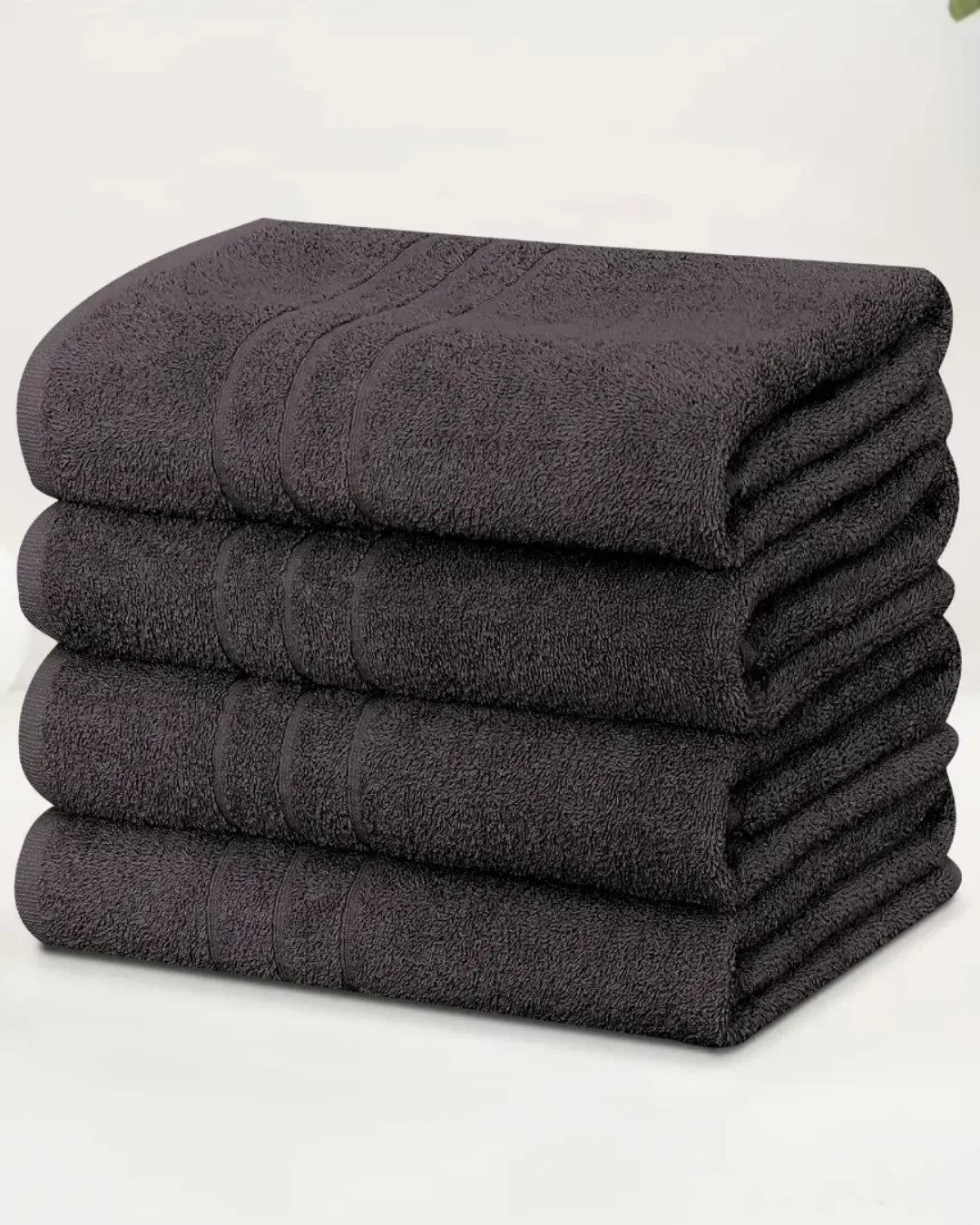 Elovery 10 Pieces Charcoal Towel Set – Modern Soft Luxury Bathroom Collection