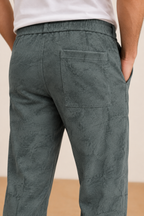 Vintage Texture Pant Trouser Zink