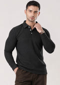 VEYRON TEXTURED SHIRT-BLACK