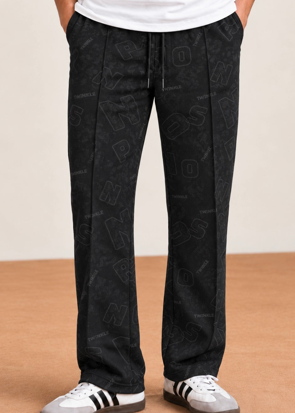 Urban Script Pant Trouser Black