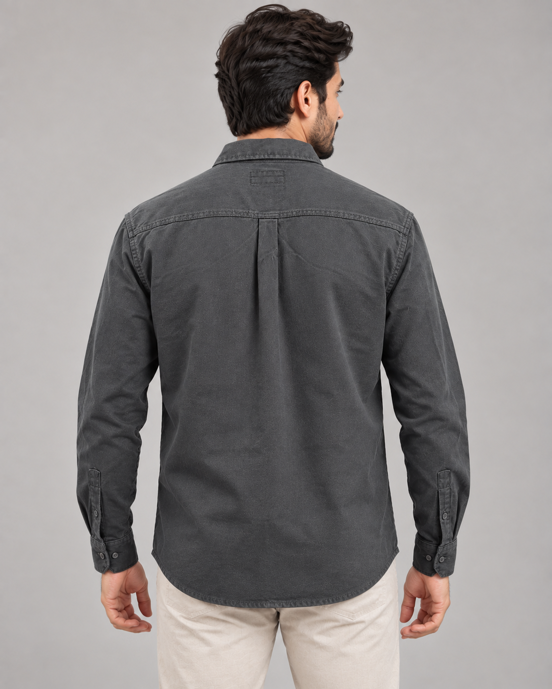 Men's Denim Shirt - Black