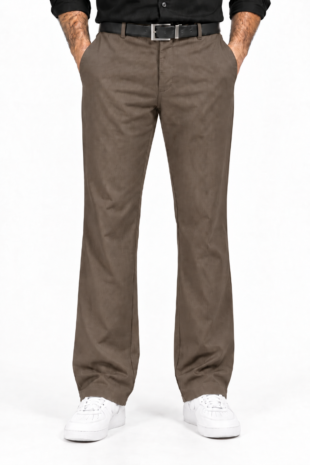 Premium Stretch Bootcut Pant - Beige