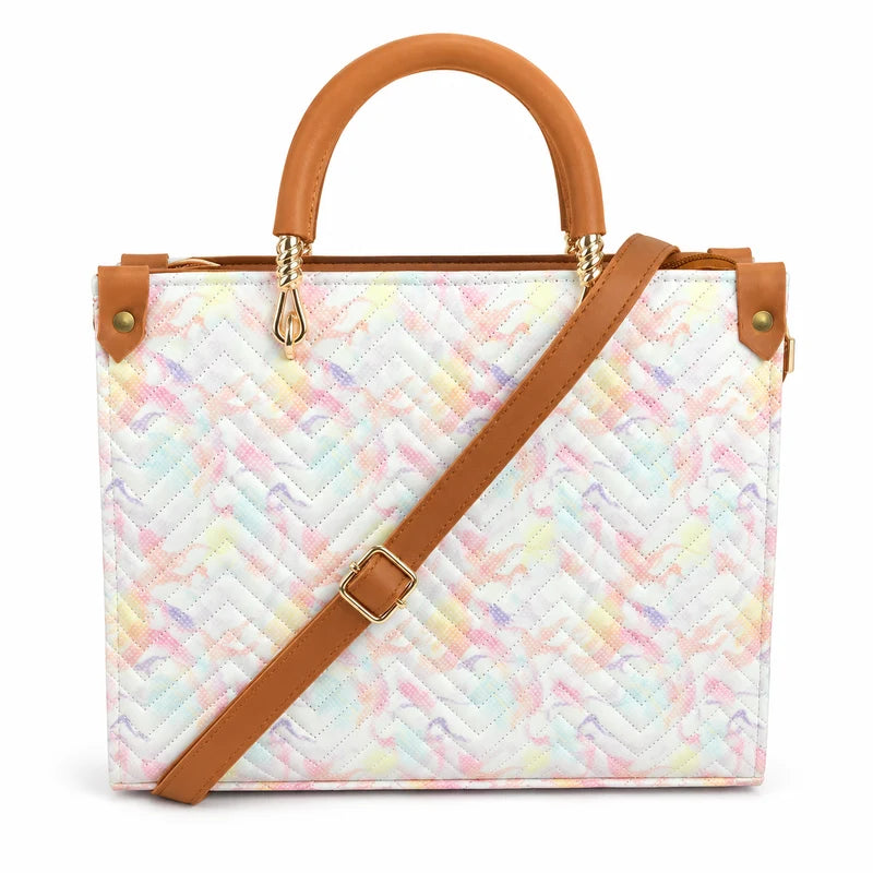 Crimson Elegance Bag Brown