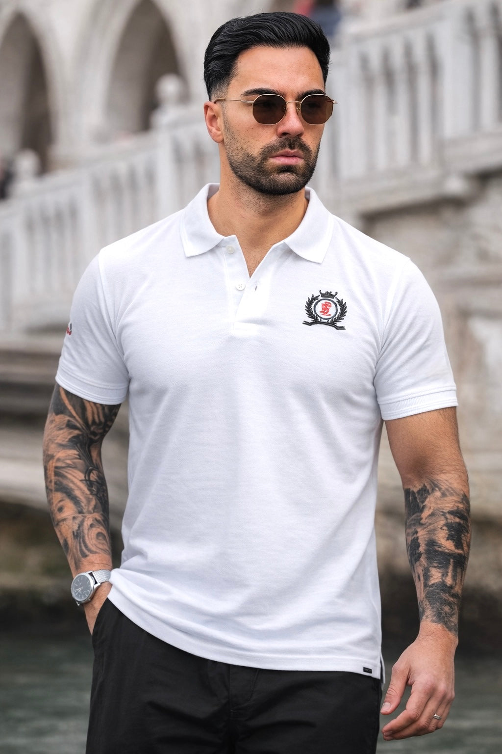 THE CLASSIC-FIT POLO-WHITE