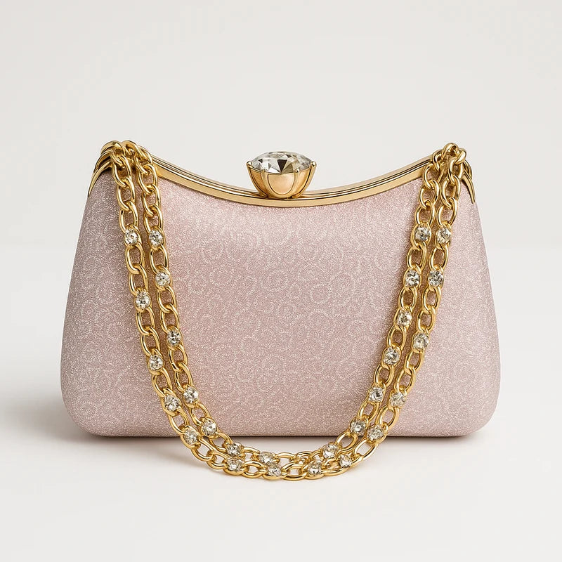 Diamond Crown Clutch