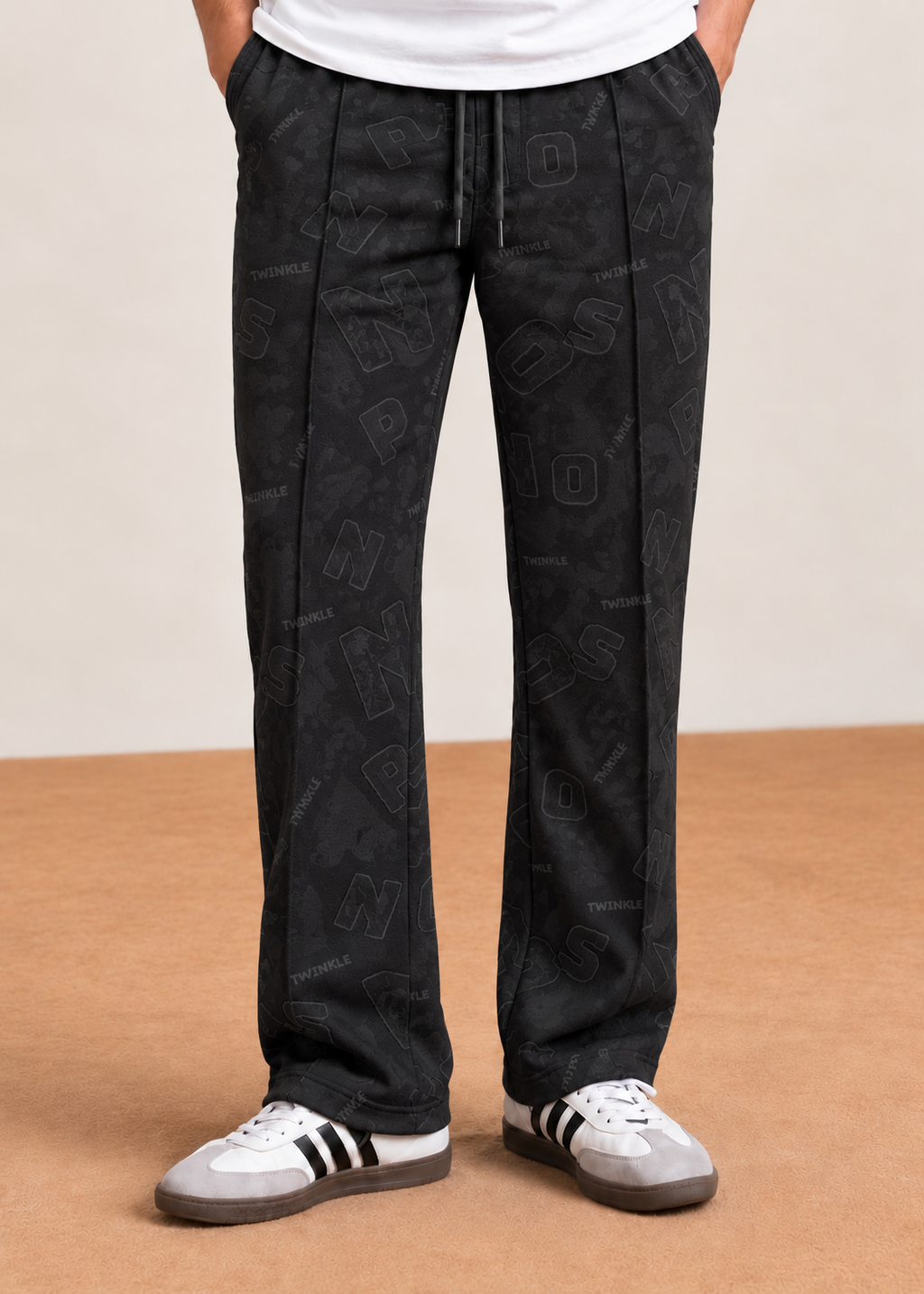 Urban Script Pant Trouser Black
