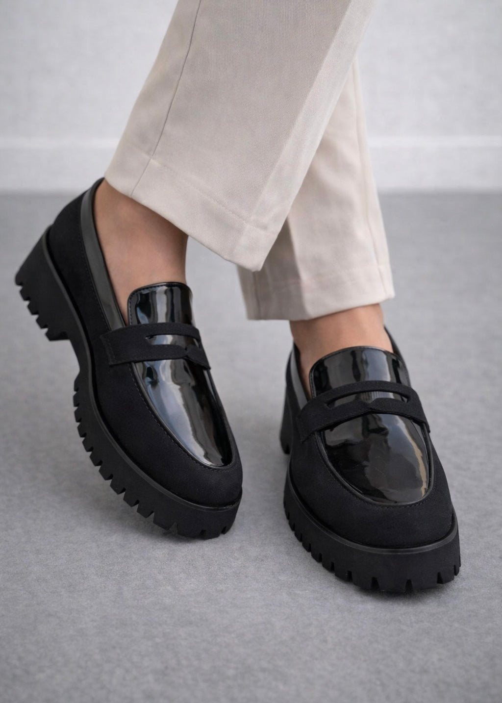 0019 FORMAL AND CASUAL WEAR SHOES-BLACK