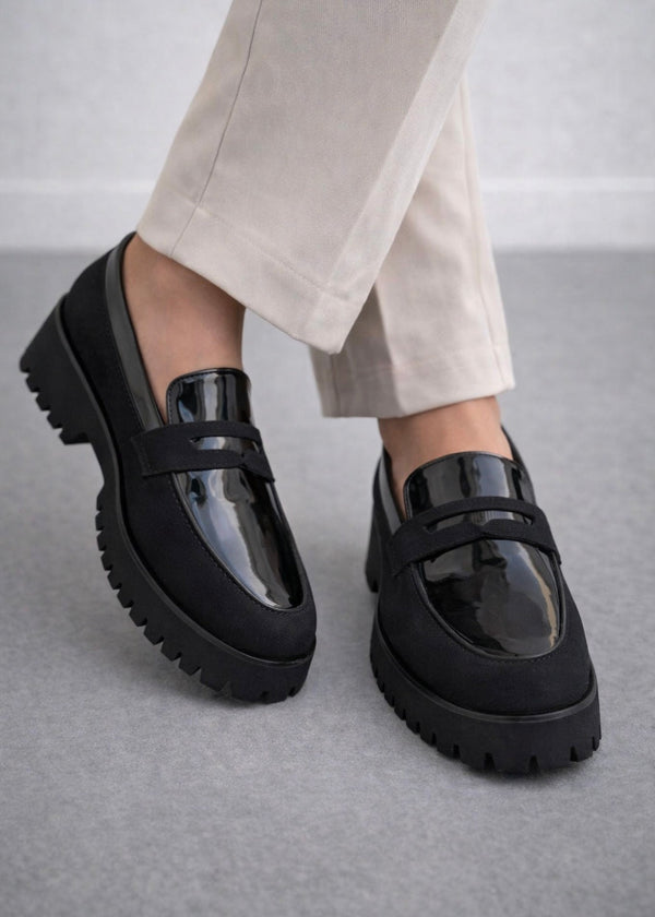 0019 FORMAL AND CASUAL WEAR SHOES-BLACK