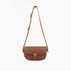 Dark Brown East-West Shoulder Bag