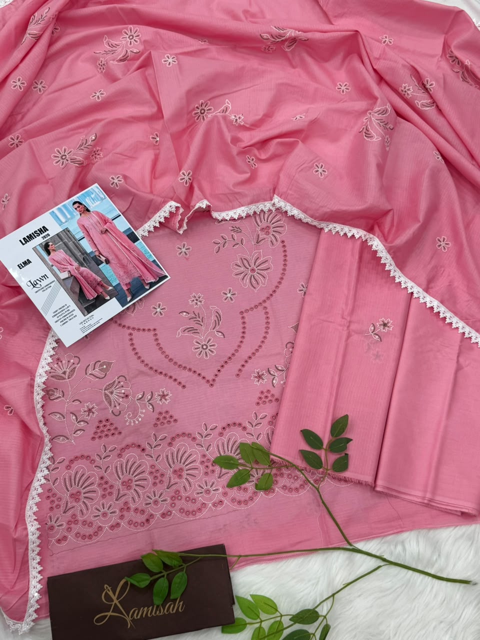 Elma by Lamisha Lux Emb Lawn 3PC