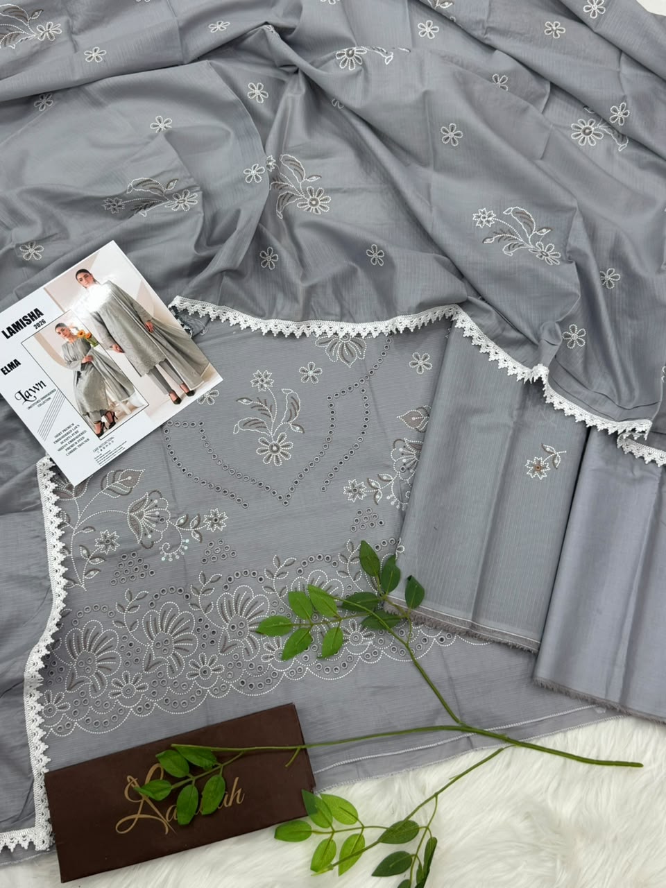 Elma by Lamisha Lux Emb Lawn 3PC