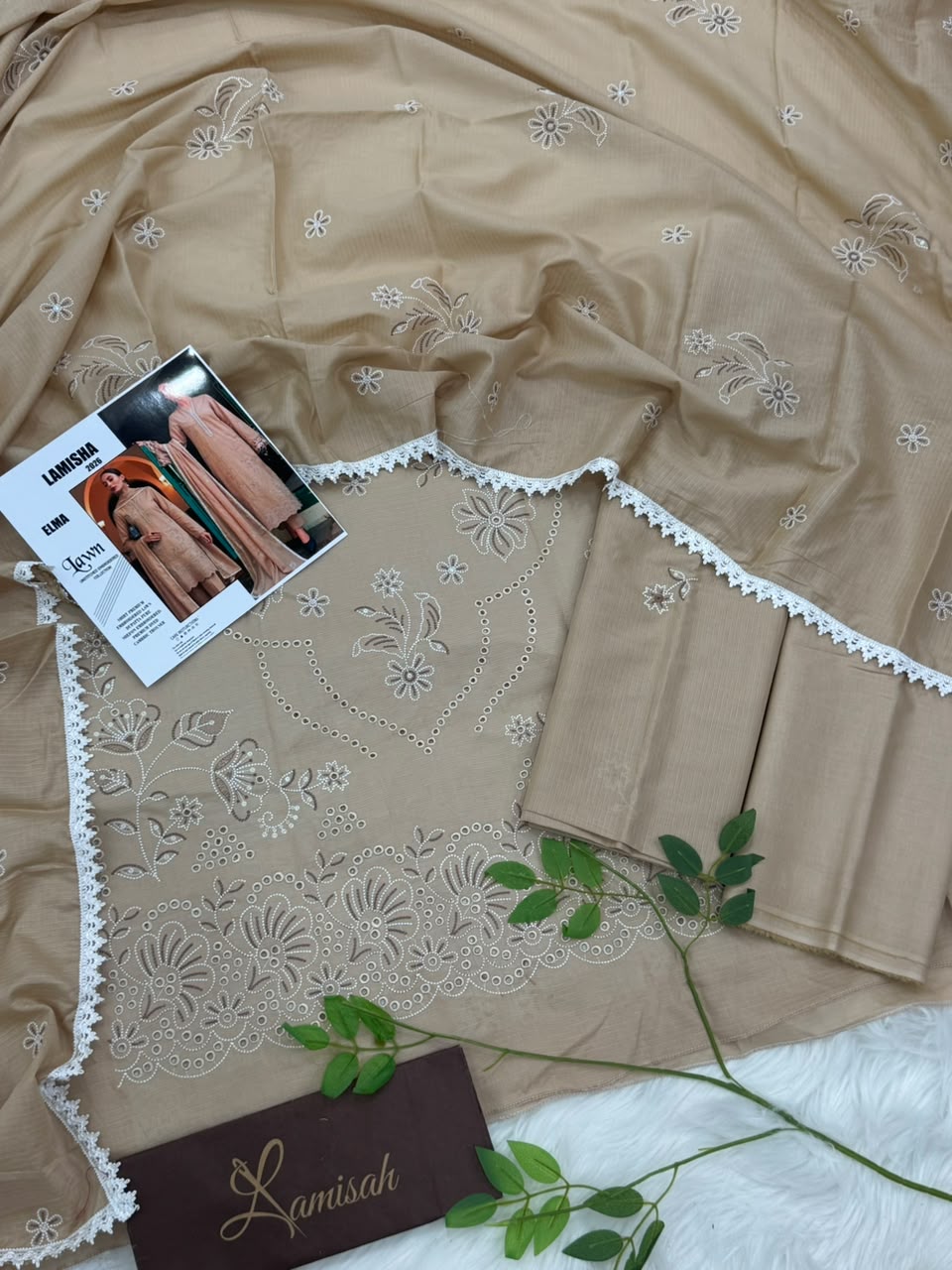 Elma by Lamisha Lux Emb Lawn 3PC