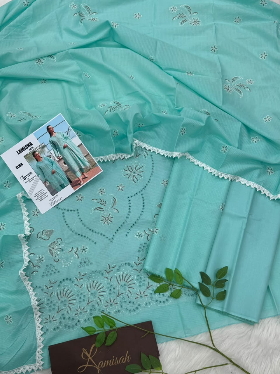 Elma by Lamisha Lux Emb Lawn 3PC