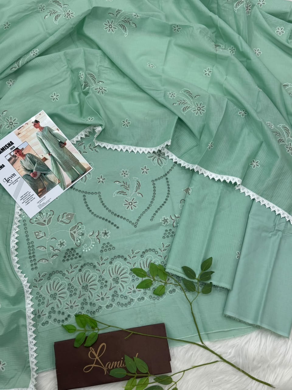 Elma by Lamisha Lux Emb Lawn 3PC