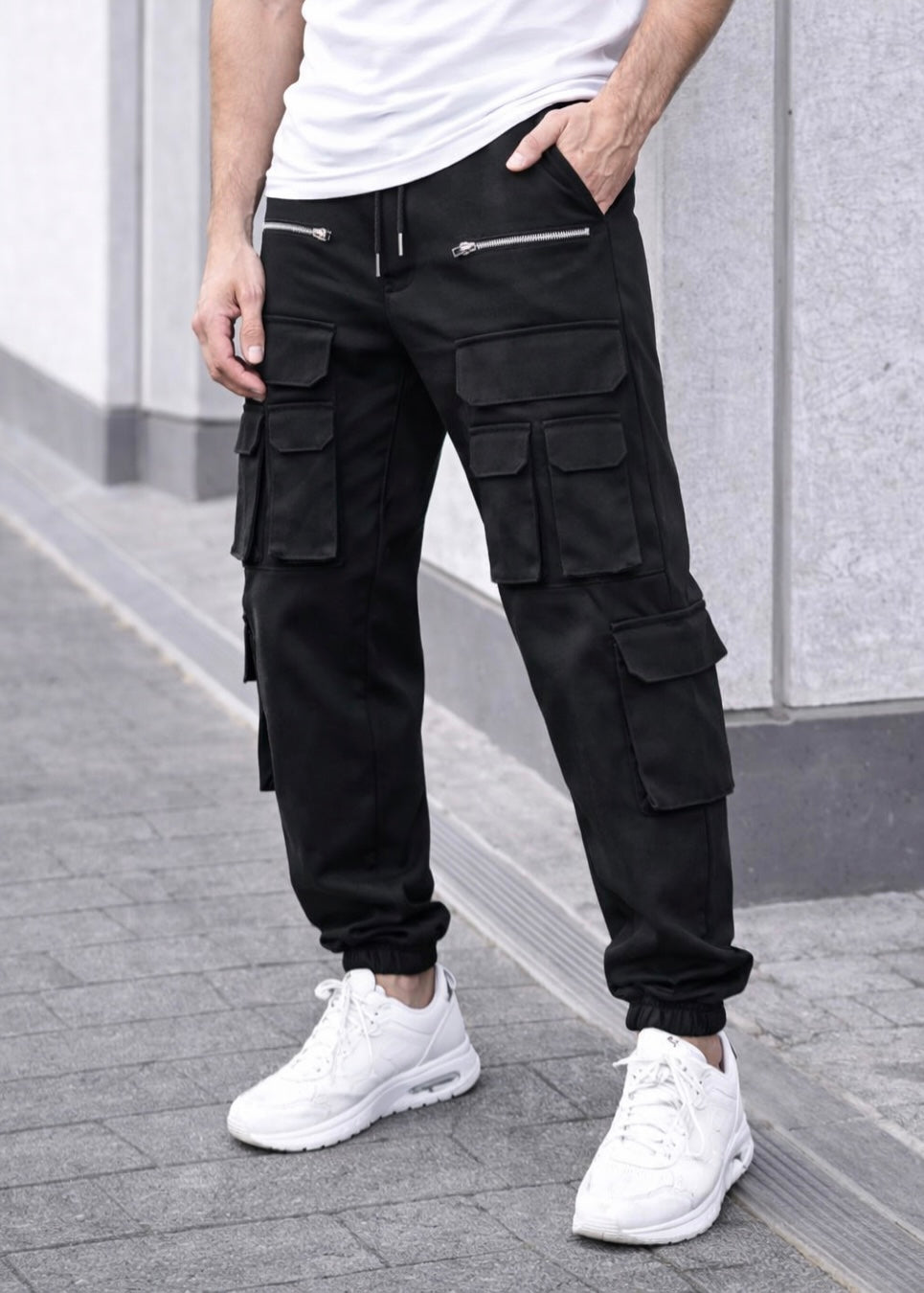 THE STREET-FUSION CARGO BLACK-FT