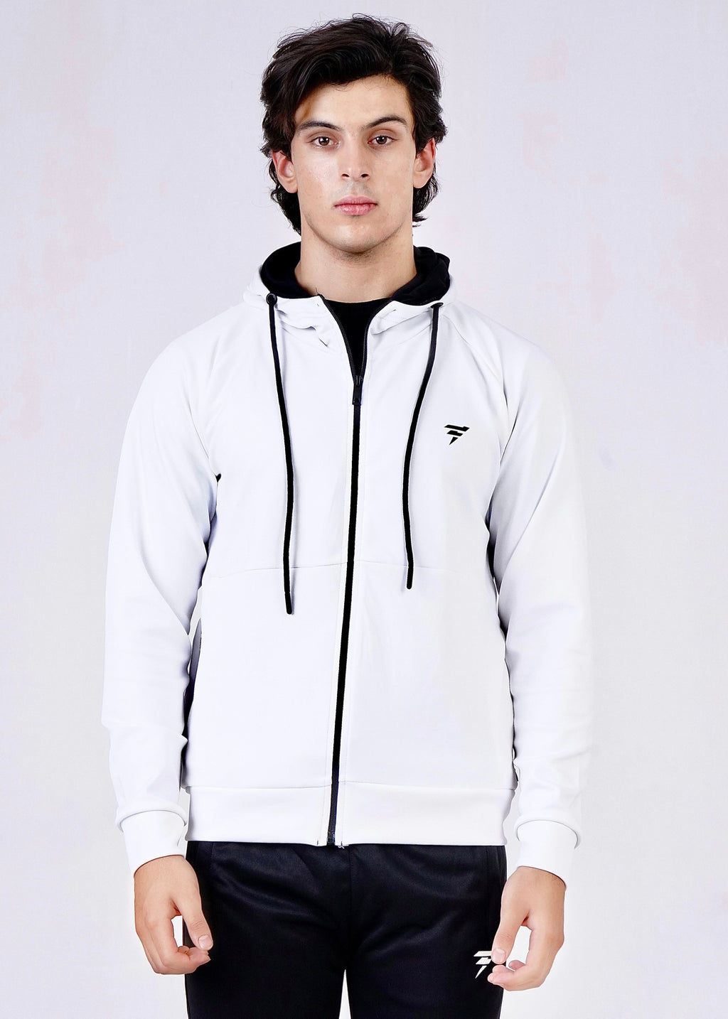 THE SCUBA 4 STRETCHED HOODIE-WHITE
