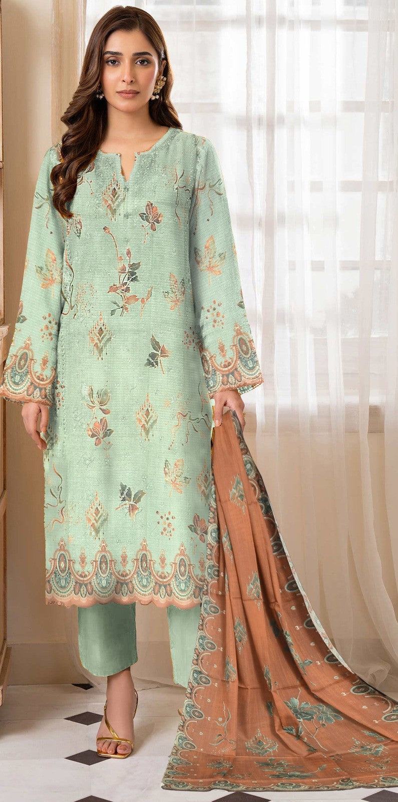 Heer Designer Bana Dora Lawn 3PC – Vol 2K25