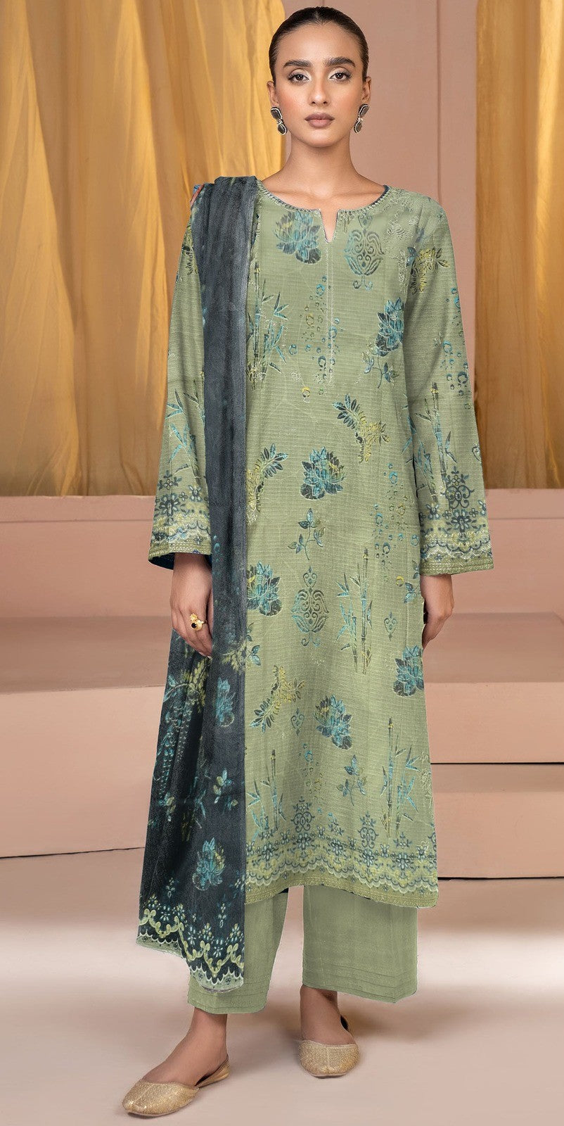 Heer Designer Bana Dora Lawn 3PC – Vol 2K25