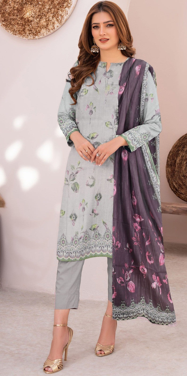 Heer Designer Bana Dora Lawn 3PC – Vol 2K25