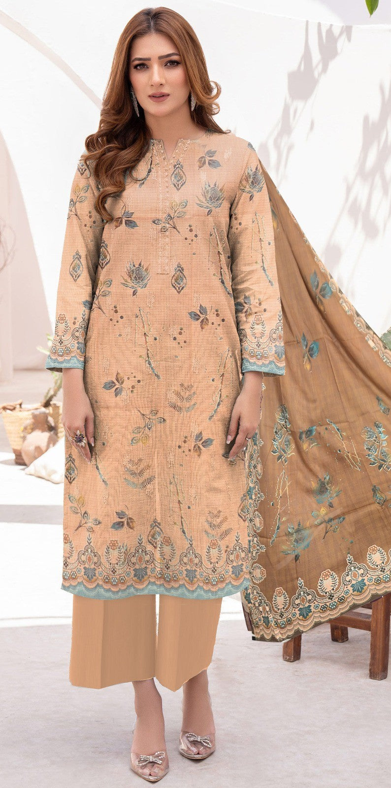 Heer Designer Bana Dora Lawn 3PC – Vol 2K25