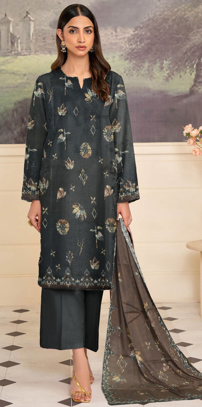 Heer Designer Bana Dora Lawn 3PC – Vol 2K25