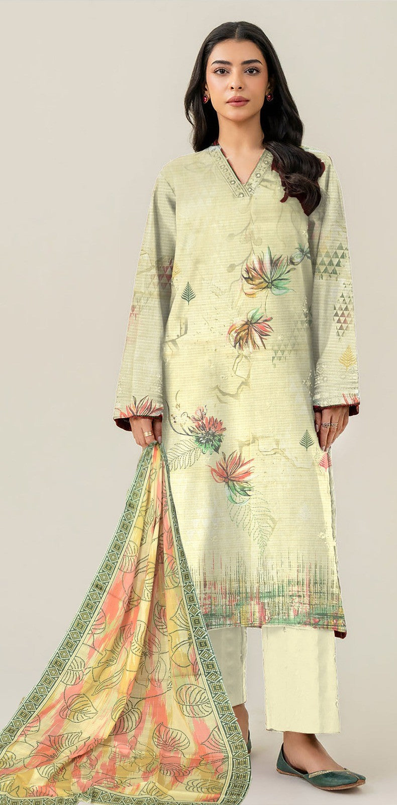Heer Designer Bana Dora Lawn 3PC – Vol 2K25