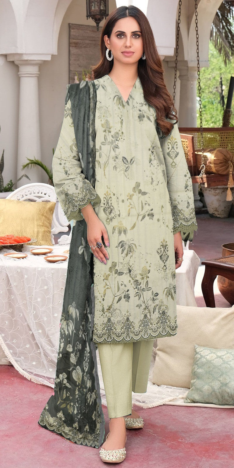 Heer Designer Bana Dora Lawn 3PC – Vol 2K25