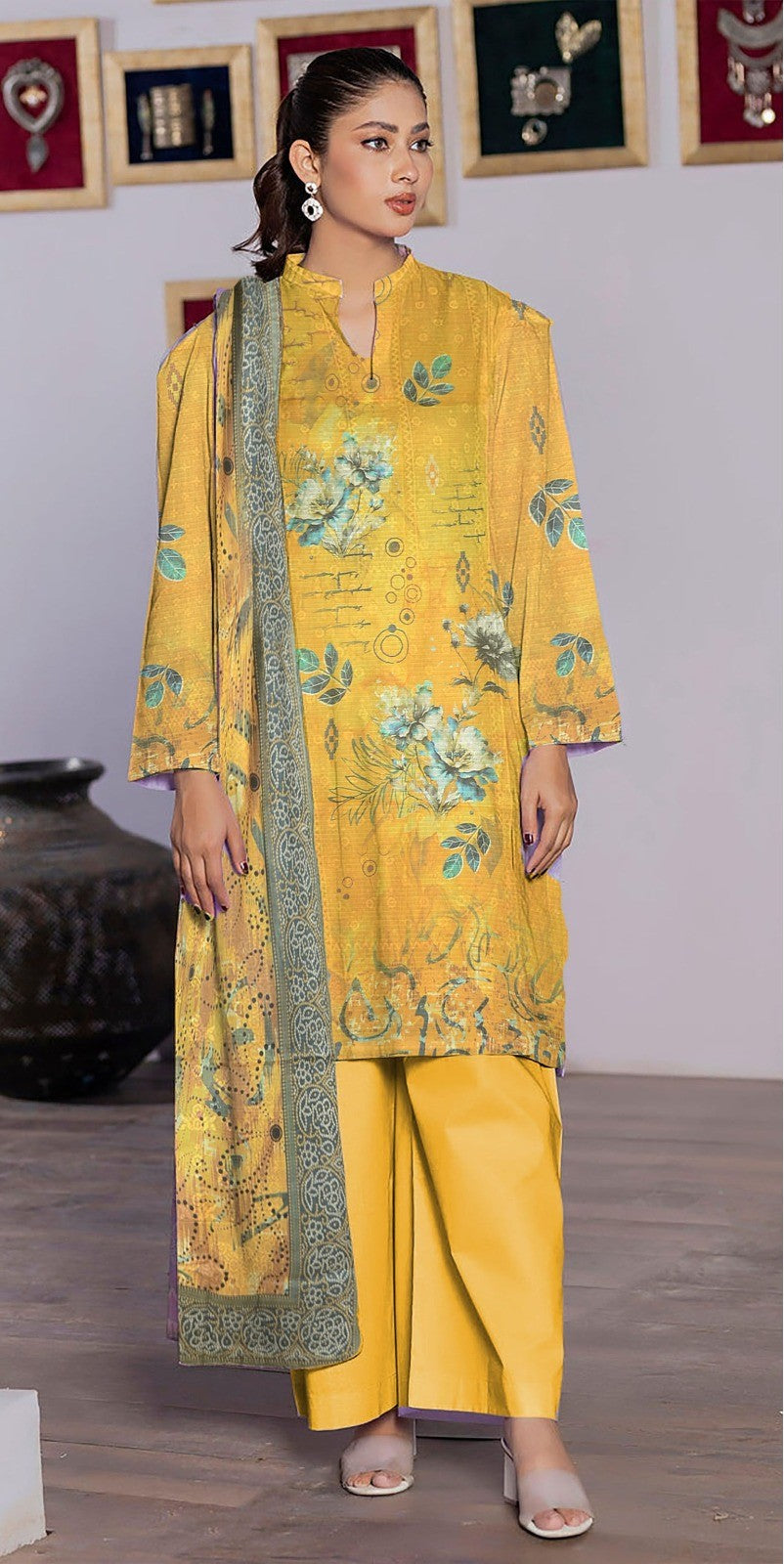 Heer Designer Bana Dora Lawn 3PC – Vol 2K25