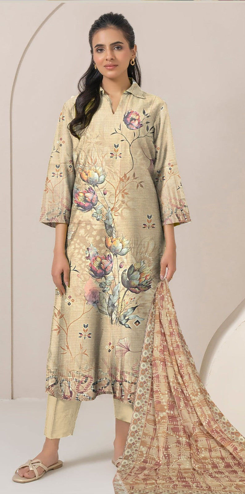 Heer Designer Bana Dora Lawn 3PC – Vol 2K25
