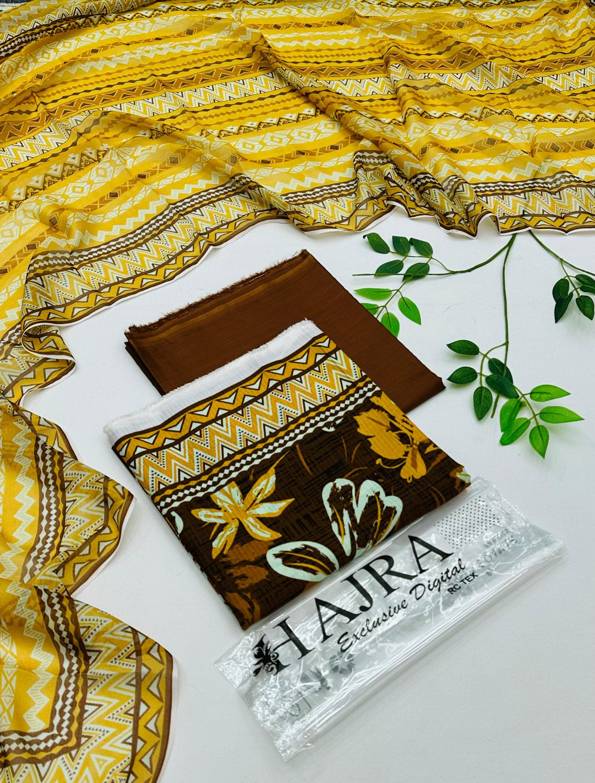 Hajra Silk Viscose 3PC Winter Collection